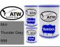 Preview: Mini, Thunder Grey, B58: 500ml Lackdose + 500ml Klarlack + 250ml Härter - Set, von ATW Autoteile West.